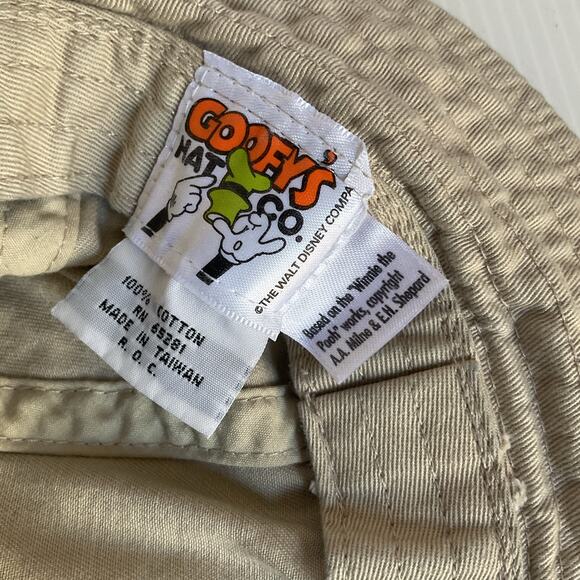 Vintage Disneyland Bucket Hat Goofy’s Hat Co. Winnie the Pooh Made in Taiwan - Picture 5 of 10